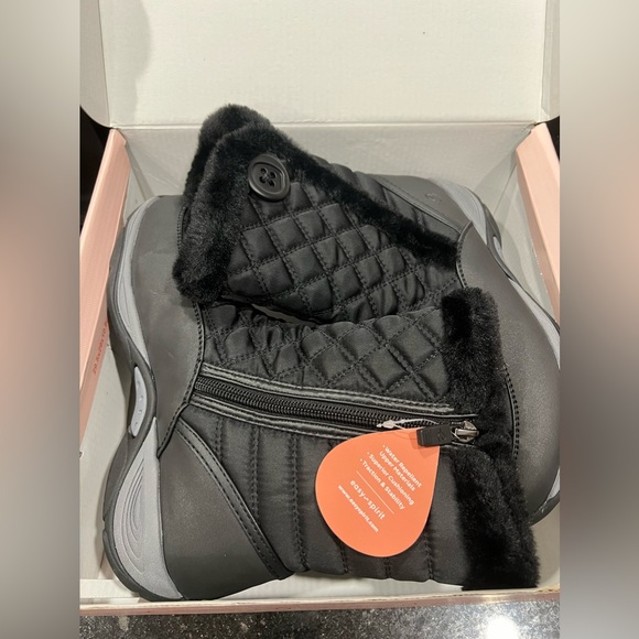 Easy Spirit Exposure 2 Mid Calf Winter Furry Boots MSRP $109 Size 6.5 NIB MACY’s - Picture 8 of 9